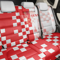 Personalized Croatia Hrvatska Back Car Seat Cover National Day 2026 Red Version