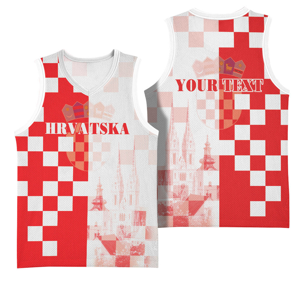 Personalized Croatia Hrvatska Basketball Jersey National Day 2026 Red Version