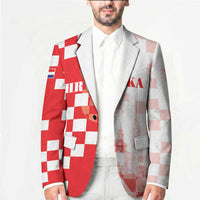 Personalized Croatia Hrvatska Blazer National Day 2026 Red Version