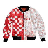 Personalized Croatia Hrvatska Bomber Jacket National Day 2026 Red Version