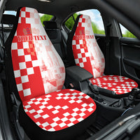 Personalized Croatia Hrvatska Car Seat Cover National Day 2026 Red Version