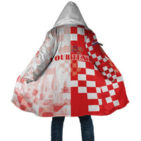 Personalized Croatia Hrvatska Cloak National Day 2026 Red Version
