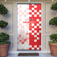 Personalized Croatia Hrvatska Door Cover National Day 2026 Red Version