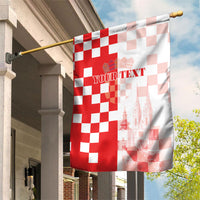 Personalized Croatia Hrvatska Garden Flag National Day 2026 Red Version