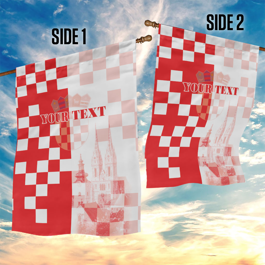 Personalized Croatia Hrvatska Garden Flag National Day 2026 Red Version