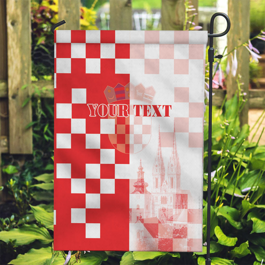 Personalized Croatia Hrvatska Garden Flag National Day 2026 Red Version