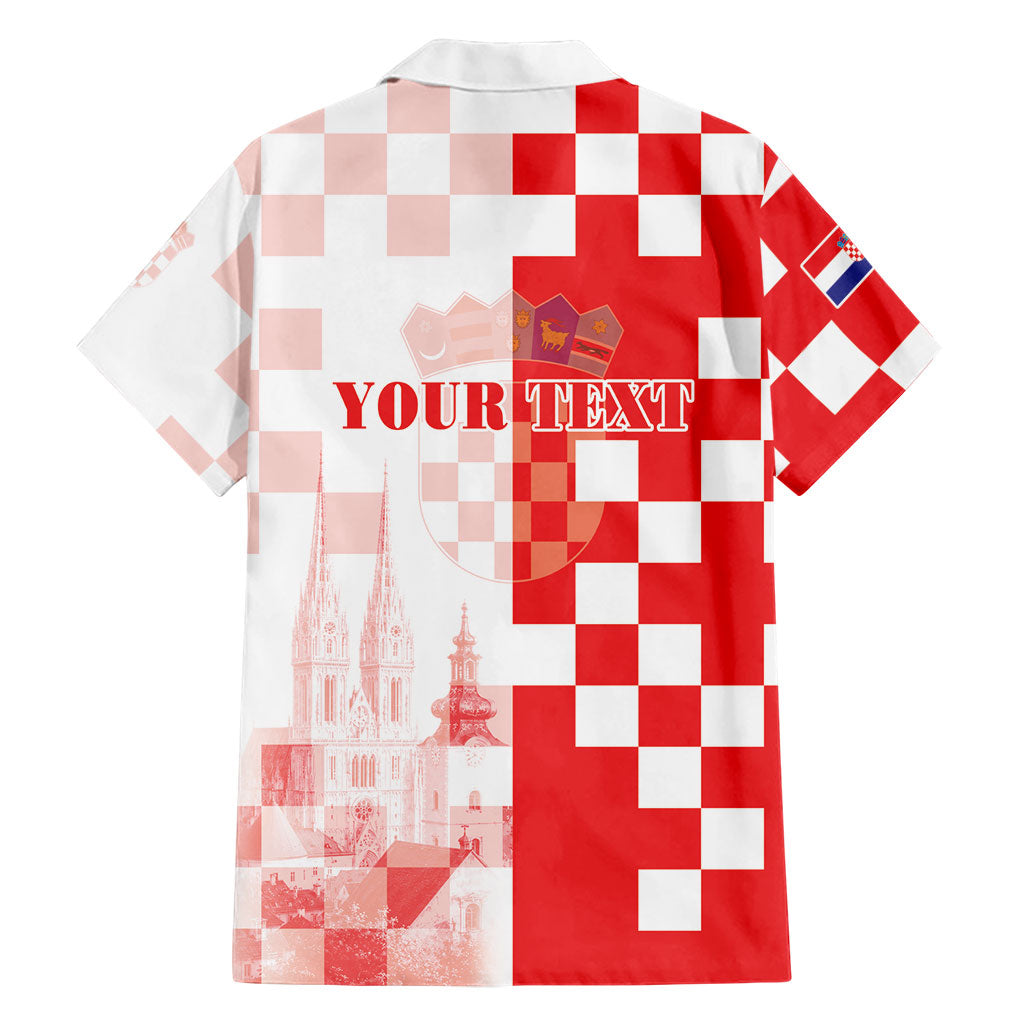 Personalized Croatia Hrvatska Hawaiian Shirt National Day 2026 Red Version