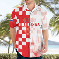 Personalized Croatia Hrvatska Hawaiian Shirt National Day 2026 Red Version