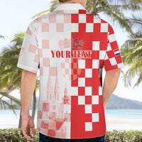 Personalized Croatia Hrvatska Hawaiian Shirt National Day 2026 Red Version