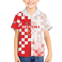 Personalized Croatia Hrvatska Hawaiian Shirt National Day 2026 Red Version