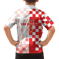 Personalized Croatia Hrvatska Hawaiian Shirt National Day 2026 Red Version