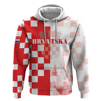 Personalized Croatia Hrvatska Hoodie National Day 2026 Red Version