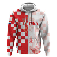 Personalized Croatia Hrvatska Hoodie National Day 2026 Red Version