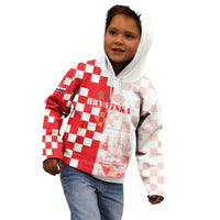 Personalized Croatia Hrvatska Kid Hoodie National Day 2026 Red Version