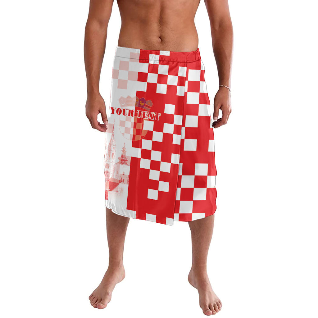 Personalized Croatia Hrvatska Lavalava National Day 2026 Red Version