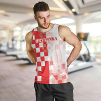 Personalized Croatia Hrvatska Men Tank Top National Day 2026 Red Version