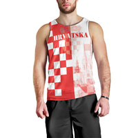 Personalized Croatia Hrvatska Men Tank Top National Day 2026 Red Version