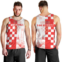 Personalized Croatia Hrvatska Men Tank Top National Day 2026 Red Version