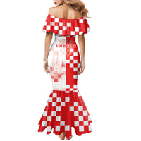 Personalized Croatia Hrvatska Mermaid Dress National Day 2026 Red Version