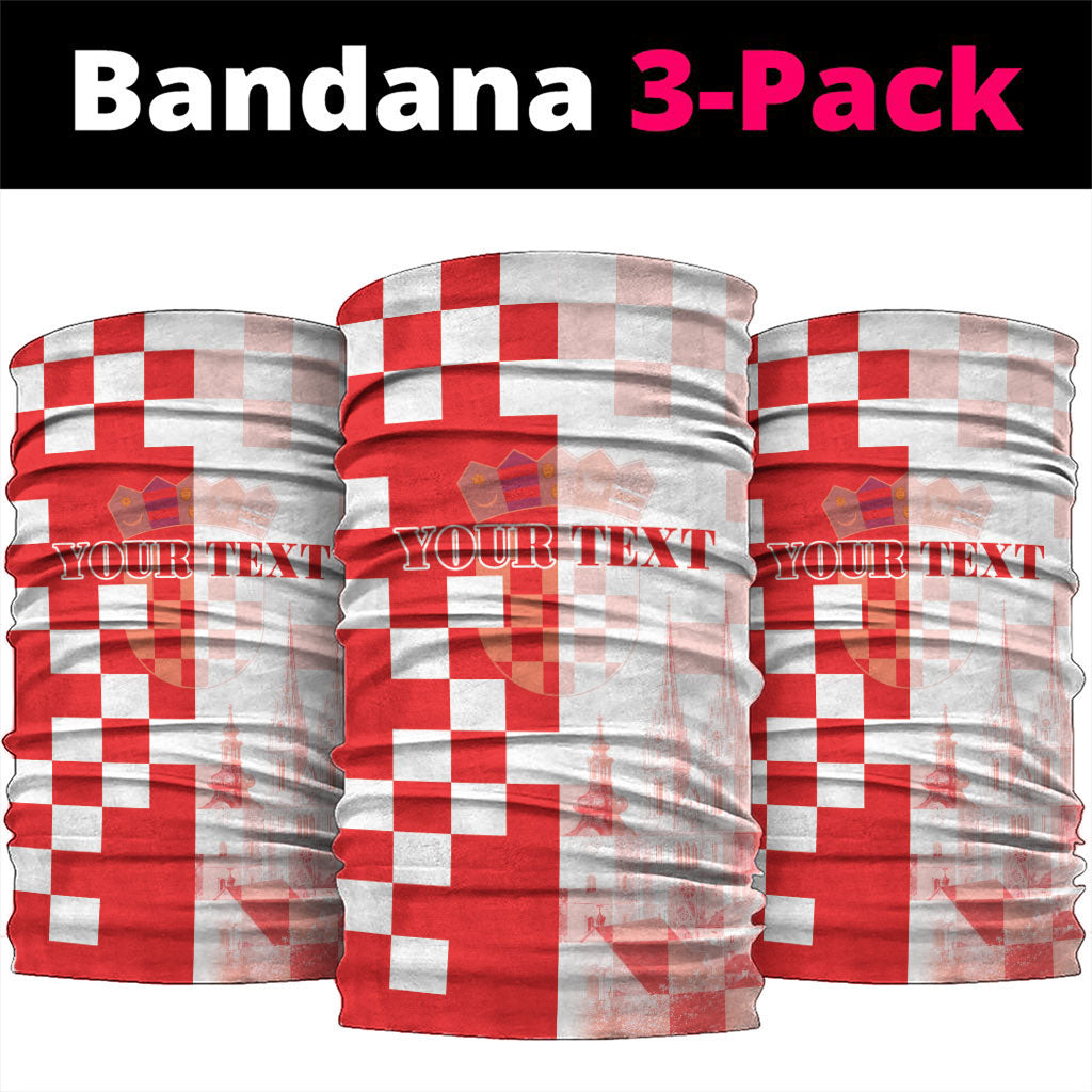 Personalized Croatia Hrvatska Neck Gaiter National Day 2026 Red Version