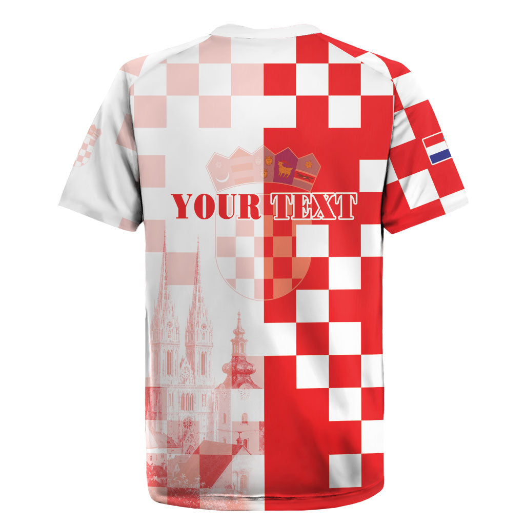 Personalized Croatia Hrvatska Rugby Jersey National Day 2026 Red Version