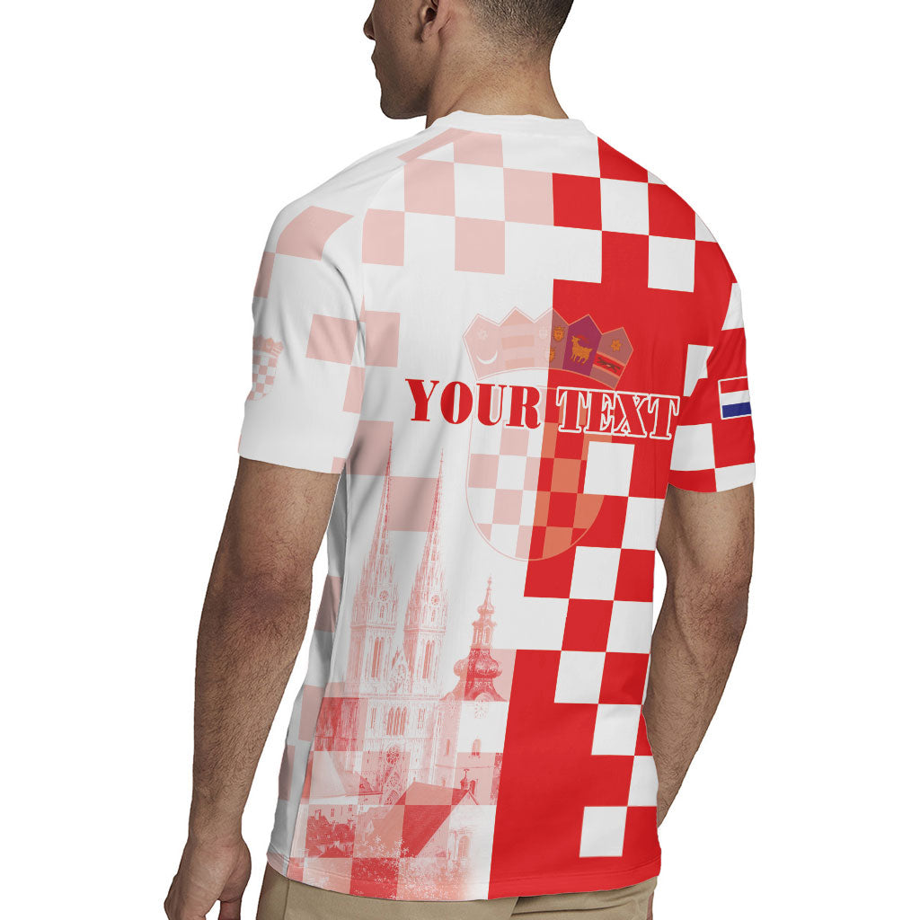 Personalized Croatia Hrvatska Rugby Jersey National Day 2026 Red Version