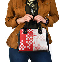 Personalized Croatia Hrvatska Shoulder Handbag National Day 2026 Red Version