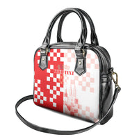 Personalized Croatia Hrvatska Shoulder Handbag National Day 2026 Red Version