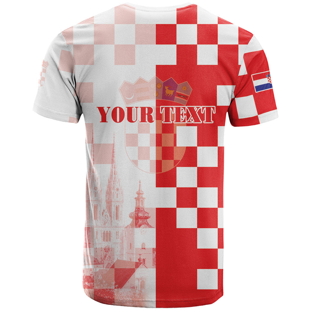 Personalized Croatia Hrvatska T Shirt National Day 2026 Red Version