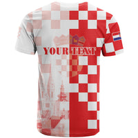 Personalized Croatia Hrvatska T Shirt National Day 2026 Red Version
