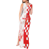 Personalized Croatia Hrvatska Tank Maxi Dress National Day 2026 Red Version