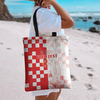 Personalized Croatia Hrvatska Tote Bag National Day 2026 Red Version