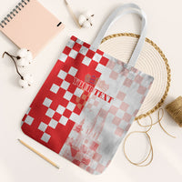 Personalized Croatia Hrvatska Tote Bag National Day 2026 Red Version
