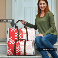 Personalized Croatia Hrvatska Travel Bag National Day 2026 Red Version