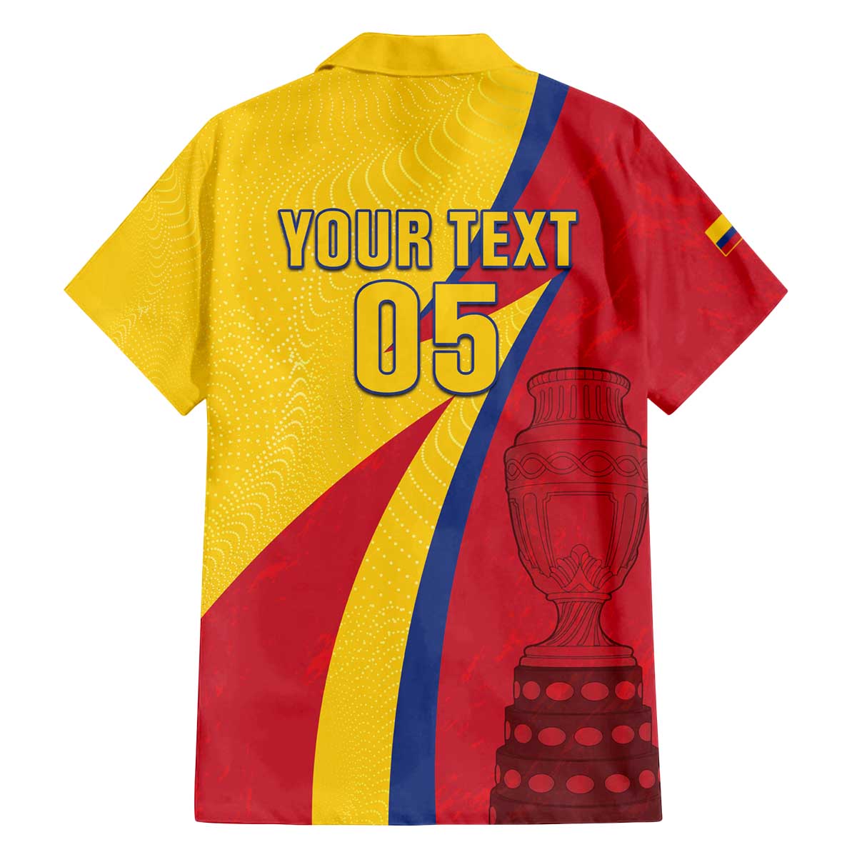 Custom Colombia 2024 Football Family Matching Off The Shoulder Long Sleeve Dress and Hawaiian Shirt Go Champions Los Cafeteros LT05 - Wonder Print Shop