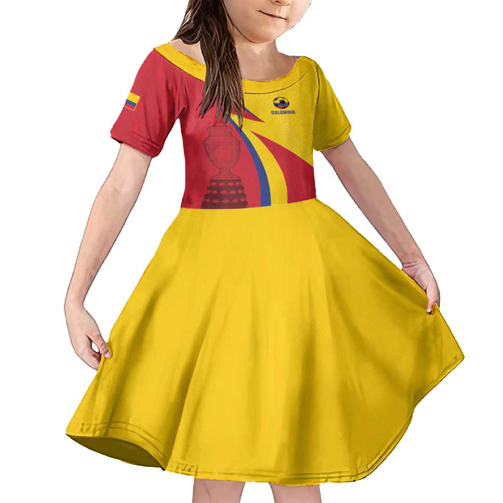 Custom Colombia 2024 Football Family Matching Off Shoulder Maxi Dress and Hawaiian Shirt Go Champions Los Cafeteros LT05 - Wonder Print Shop