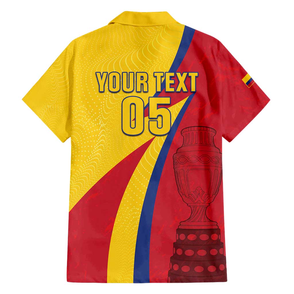 Custom Colombia 2024 Football Family Matching Off Shoulder Maxi Dress and Hawaiian Shirt Go Champions Los Cafeteros LT05 - Wonder Print Shop