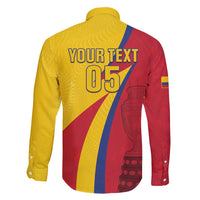 Custom Colombia 2024 Football Family Matching Short Sleeve Bodycon Dress and Hawaiian Shirt Go Champions Los Cafeteros LT05 - Wonder Print Shop