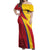 Custom Colombia 2024 Football Off Shoulder Maxi Dress Go Champions Los Cafeteros LT05 - Wonder Print Shop
