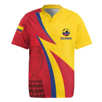 Custom Colombia 2024 Football Rugby Jersey Go Champions Los Cafeteros LT05 - Wonder Print Shop