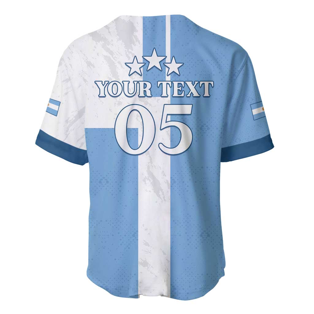 Custom Argentina 2024 Football Baseball Jersey Sport Style LT05 - Wonder Print Shop