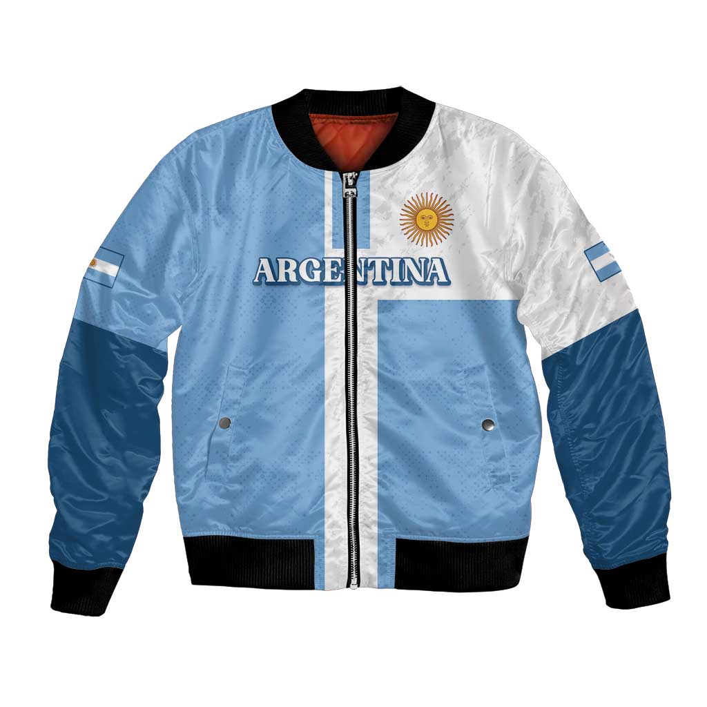 Custom Argentina 2024 Football Bomber Jacket Sport Style LT05 - Wonder Print Shop