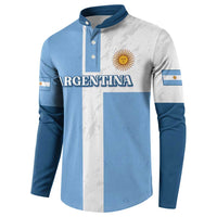Custom Argentina 2024 Football Button Sweatshirt Sport Style LT05 - Wonder Print Shop