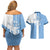 Custom Argentina 2024 Football Couples Matching Off Shoulder Short Dress and Hawaiian Shirt Sport Style LT05 - Wonder Print Shop