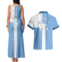 Custom Argentina 2024 Football Couples Matching Tank Maxi Dress and Hawaiian Shirt Sport Style LT05 - Wonder Print Shop