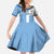 Custom Argentina 2024 Football Family Matching Long Sleeve Bodycon Dress and Hawaiian Shirt Sport Style LT05 - Wonder Print Shop