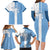 Custom Argentina 2024 Football Family Matching Long Sleeve Bodycon Dress and Hawaiian Shirt Sport Style LT05 - Wonder Print Shop