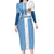 Custom Argentina 2024 Football Family Matching Long Sleeve Bodycon Dress and Hawaiian Shirt Sport Style LT05 - Wonder Print Shop