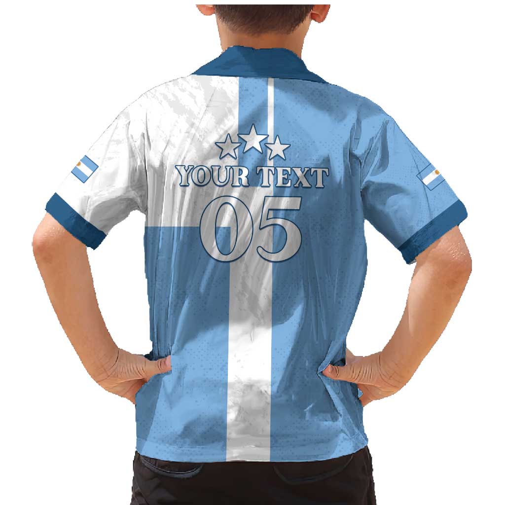 Custom Argentina 2024 Football Family Matching Mermaid Dress and Hawaiian Shirt Sport Style LT05 - Wonder Print Shop