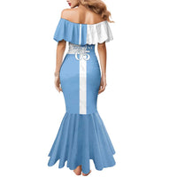 Custom Argentina 2024 Football Family Matching Mermaid Dress and Hawaiian Shirt Sport Style LT05 - Wonder Print Shop